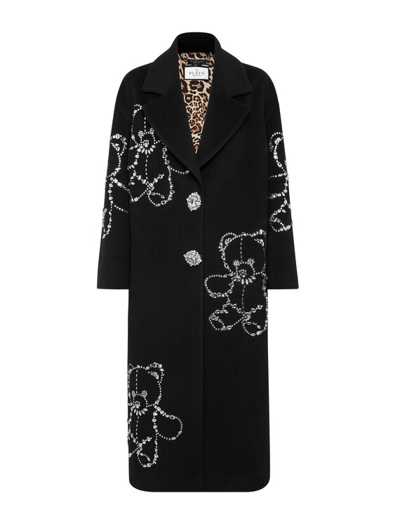PHILIPP PLEIN PHILIPP PLEIN Cappotto invernale 1861 Nero Loose Fit