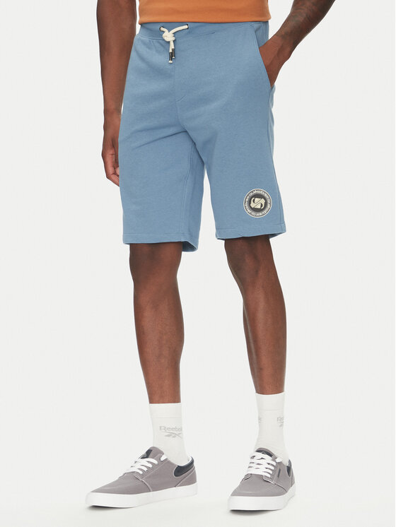Quiksilver Športové kraťasy Circle Back EQYFB03395 Modrá