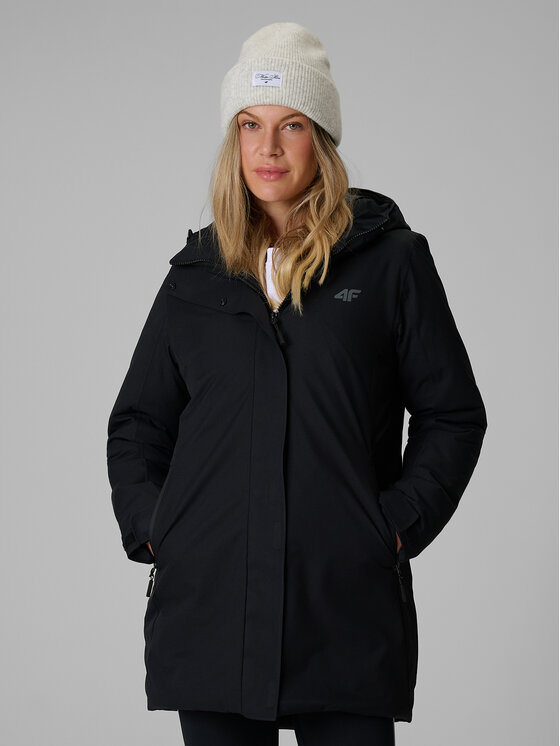 4F 4F Kurtka przejściowa CITY JACKETS Czarny Regular Fit