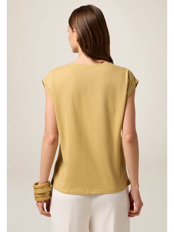 Oltre Oltre T-shirt G086J004311N028 Giallo Regular Fit