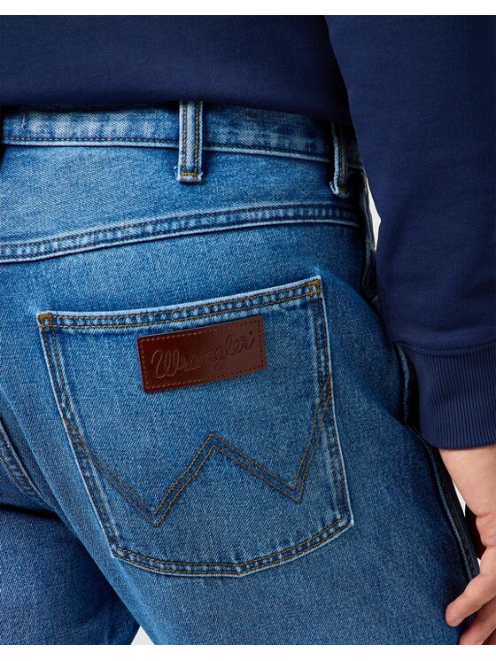 Wrangler Wrangler Jeansy FRONTIER Niebieski Regular Fit