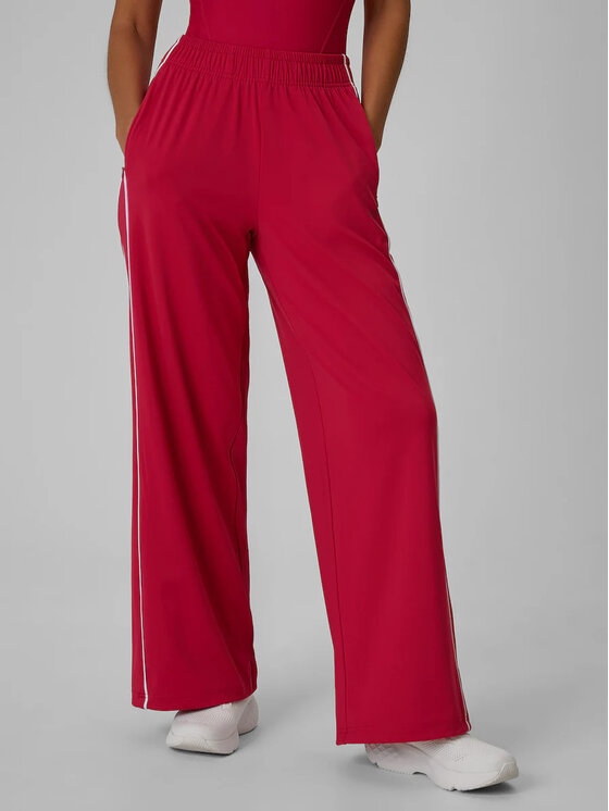 4F 4F Spodnie dresowe AQUA FORCE Czerwony Loose Fit