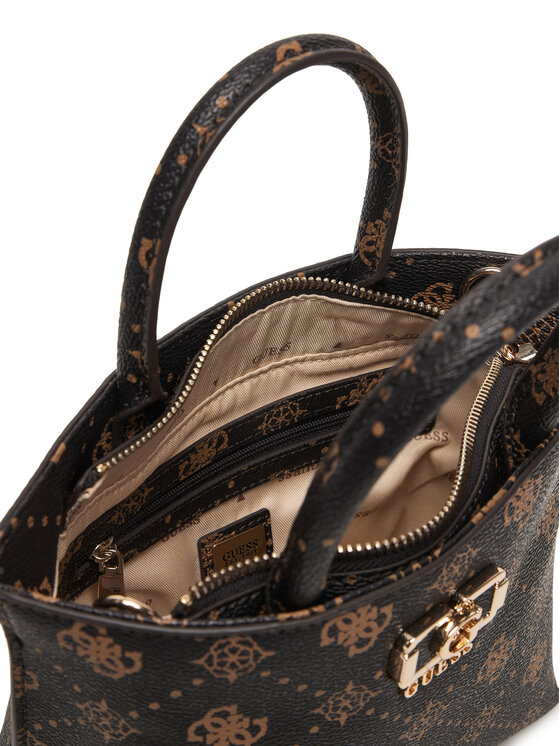 Guess Guess Kabelka Emelie Logo Mini HWGP99 28750 Hnědá