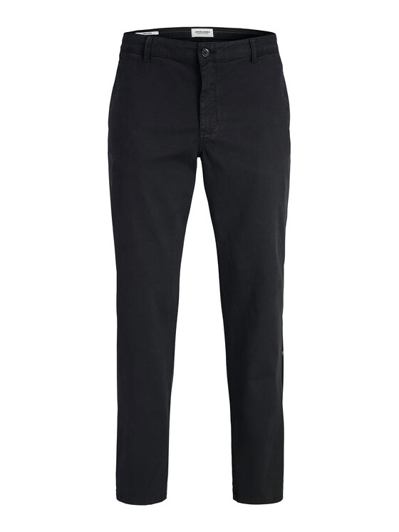 Jack & Jones Jack & Jones Chino kalhoty Stollie 12292970 Černá Regular Fit