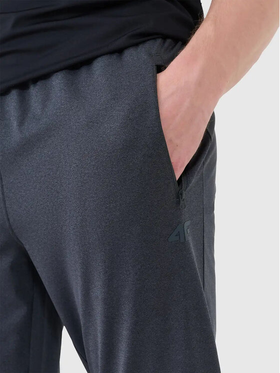 4F 4F Spodnie dresowe 4FWSS26TFTRM1046-22 Szary Active Fit
