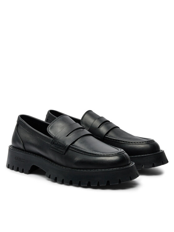 Guess Guess Loafers FM8GOM LEA12 Μαύρο