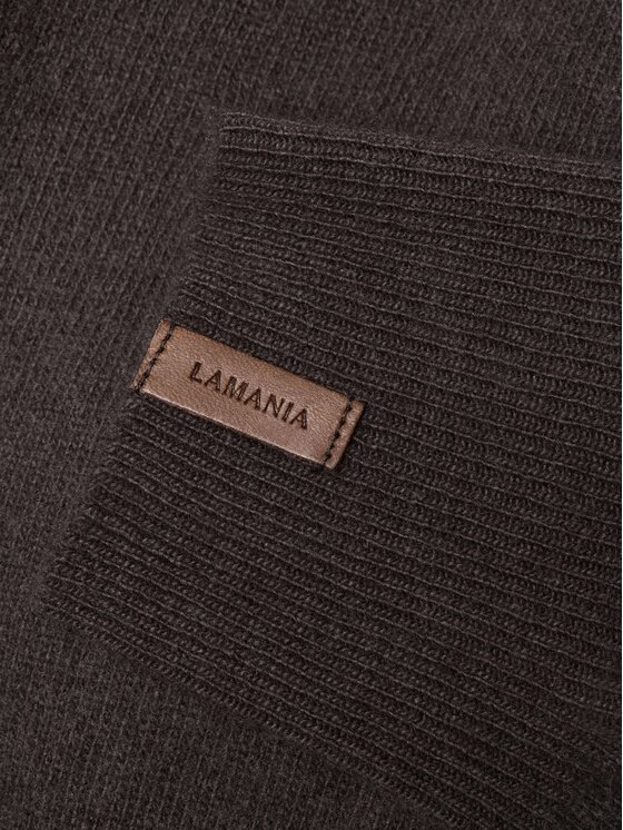 La Mania La Mania Bluza NANA Brązowy ciemny Basic Fit