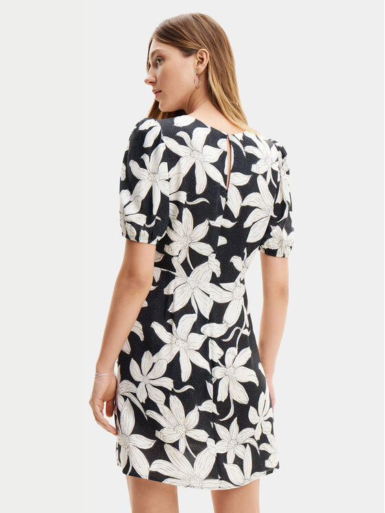 Desigual Desigual Літня сукня Nashville 24SWVW36 Чорний Straight Fit