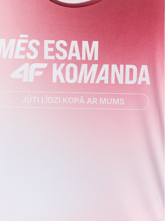 4F 4F T-Shirt TEAMWEAR Kolorowy Regular Fit