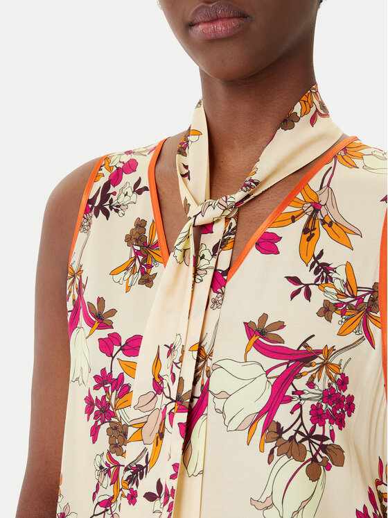 Simona Corsellini Simona Corsellini Bluse P26CPTO01801 Bunt Regular Fit