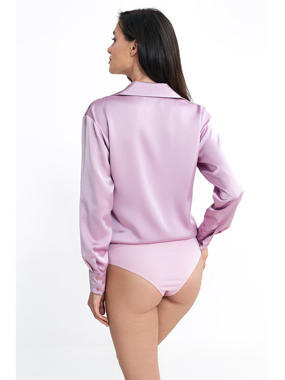 NIFE NIFE Košile K80 Růžová Regular Fit
