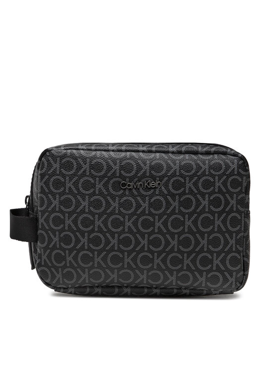 Calvin Klein Calvin Klein Kozmetični kovček Warmth Monogram Washbag K50K507916 Črna