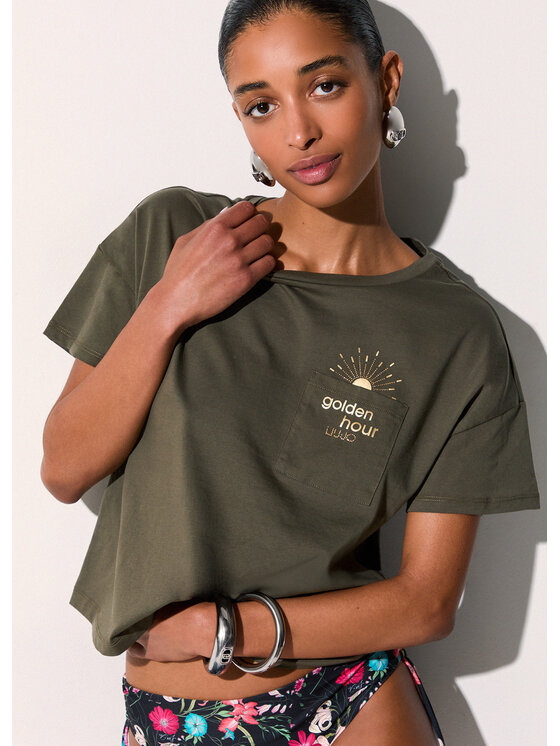 Liu Jo Liu Jo T-shirt VA6161JS923P9480 Verde
