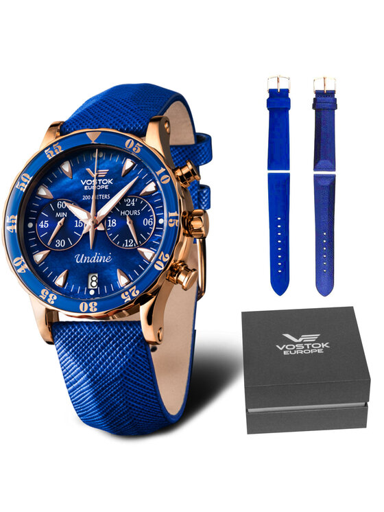 Vostok Europe Vostok Europe Zegarek VK64/515B670 Różowe złoto