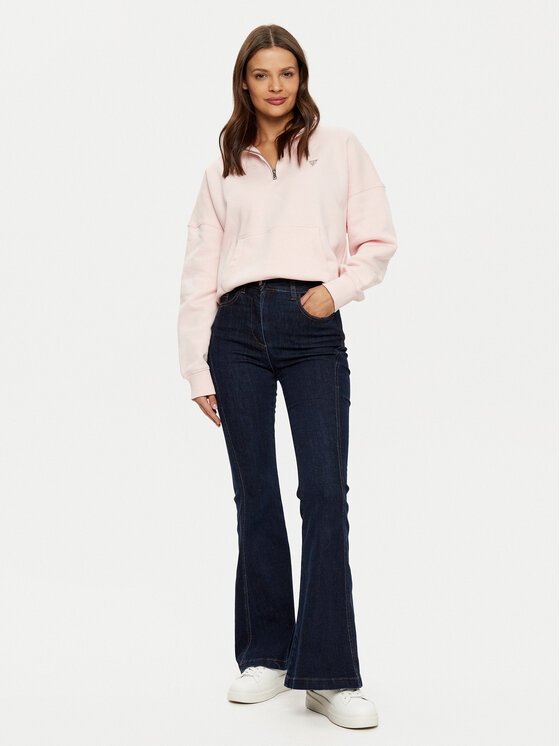 Guess Guess Суитшърт W4BQ15 KC811 Розов Relaxed Fit