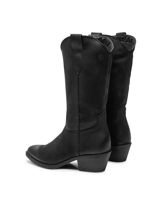 Tamaris Tamaris Kovbojská obuv 1-25706-43 Černá