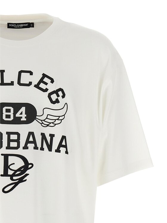 Dolce&Gabbana Dolce&Gabbana T-Shirt G8PN9Z Biały Regular Fit