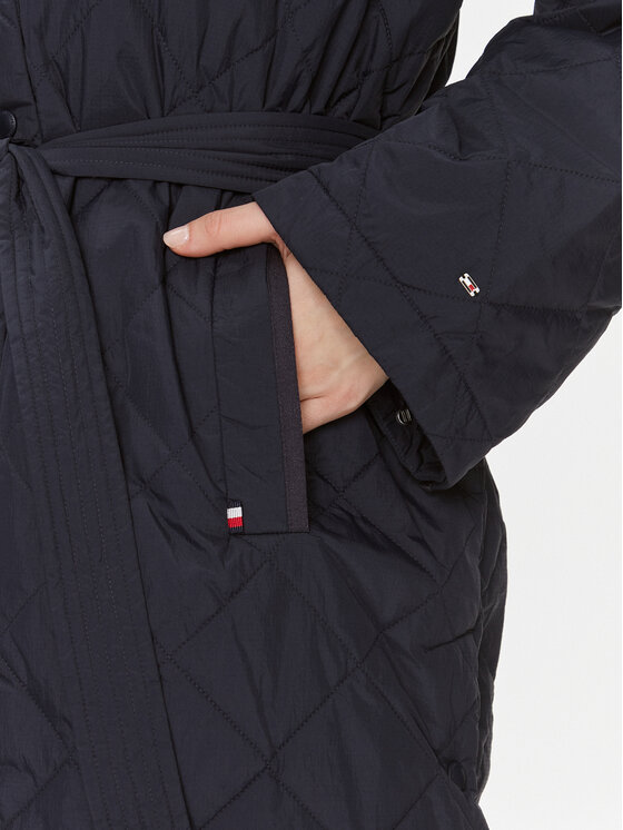 Tommy Hilfiger Tommy Hilfiger Prechodná bunda WW0WW40469 Tmavomodrá Relaxed Fit