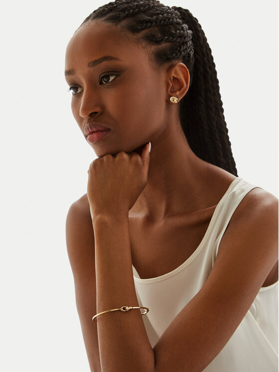 Coach Coach Rokassprādze Interlock Pave C Bangle Bracelet 37440615GLD710 Zelta