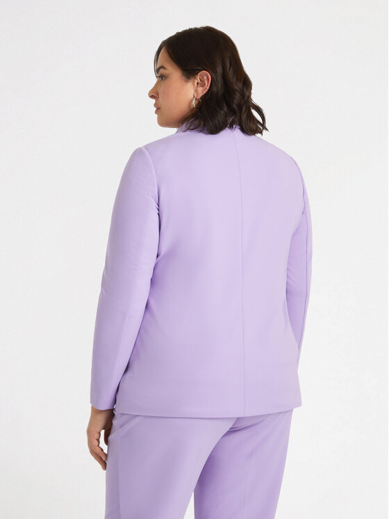 Fiorella Rubino Fiorella Rubino Marynarka Q496T000173N009 Fioletowy A-Line Fit