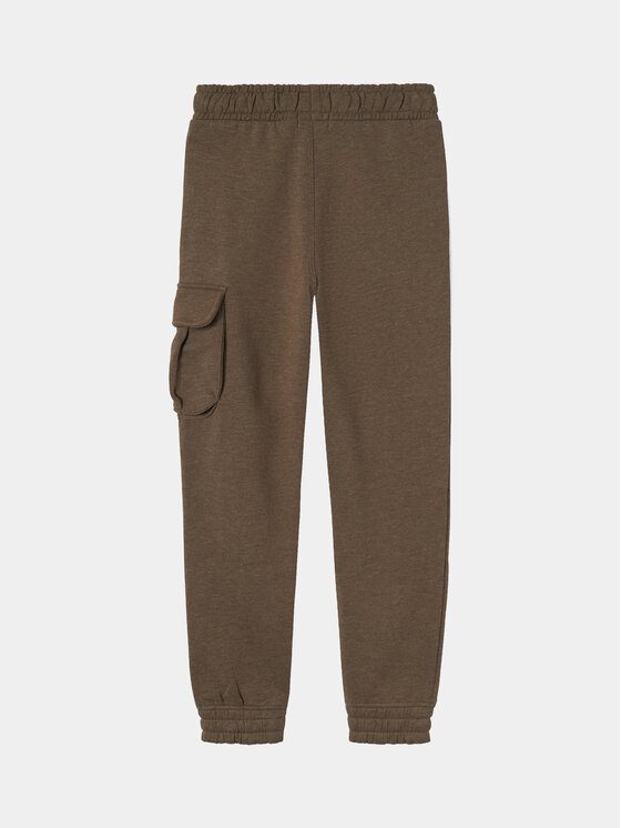 NAME IT NAME IT Spodnji del trenirke Varonto 13225029 Rjava Regular Fit