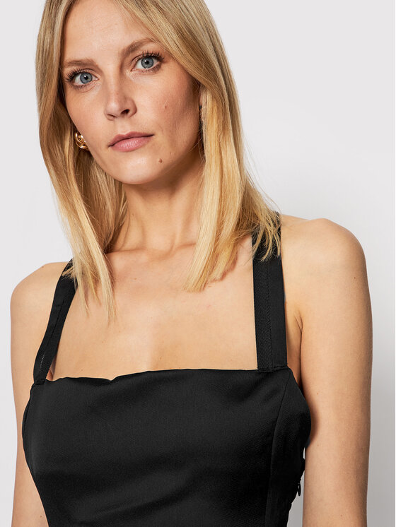 PINKO Pinko Õhtune kleit Mandorla AI22-23 PSPG 1N13K5 A04E Must Regular Fit