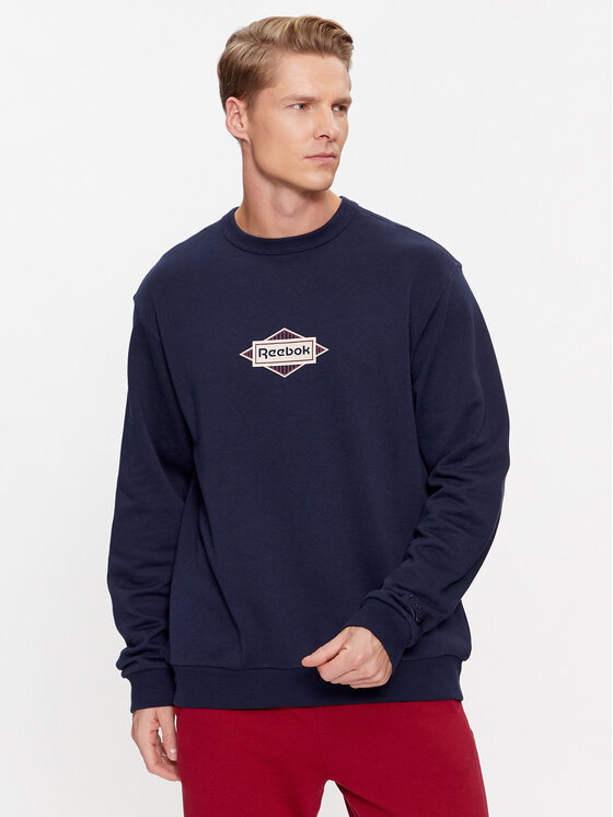 Reebok Reebok Pulóver Sporting Goods IM1503 Sötétkék Regular Fit