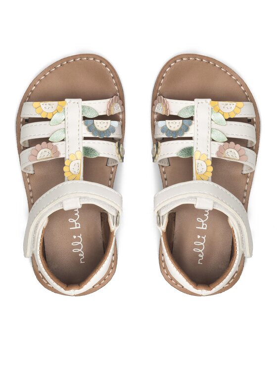 Nelli Blu Nelli Blu Sandali CM220804-6 Bela