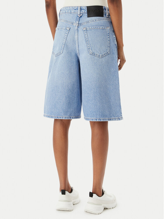 HUGO HUGO Bermudahose Gelita 1 50557010 Hellblau Relaxed Fit