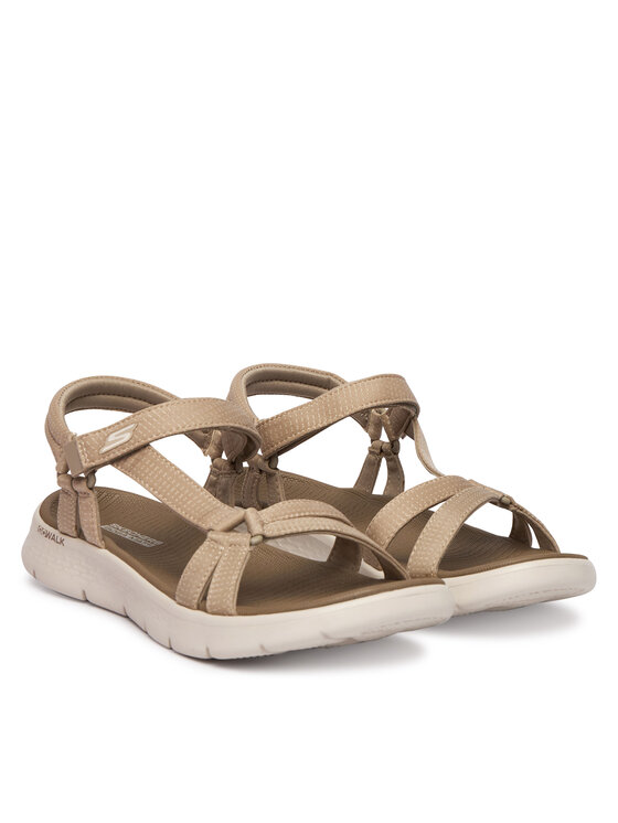 Skechers Skechers Basutės GO WALK FLEX SANDAL 141451/TPE Smėlio