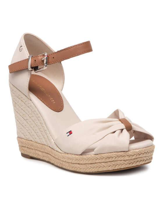 tommy hilfiger basic open toe high wedge