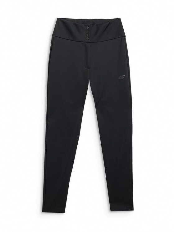 4F 4F Spodnie narciarskie SKIWEAR Czarny Slim Fit