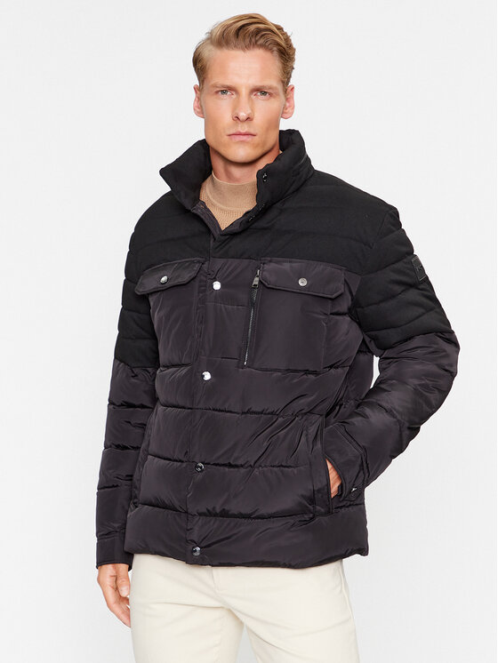 BOSS Giubbotto invernale Celinto 50497841 Nero Regular Fit, taglia : 54