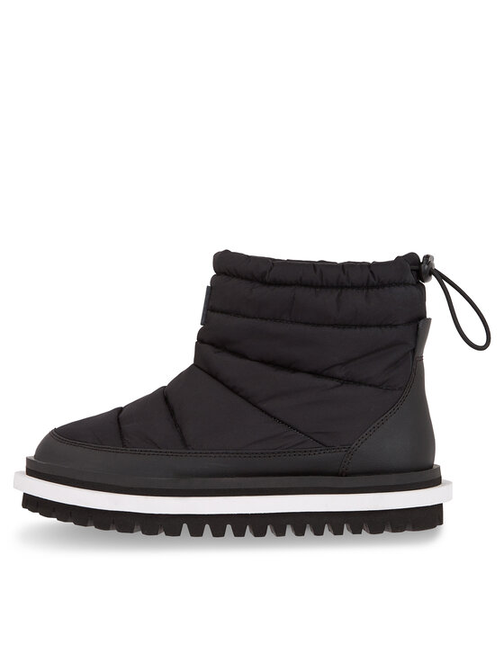 Tommy Jeans Tommy Jeans Μποτάκια Tjw Padded Flat Boot EN0EN02292 Μαύρο