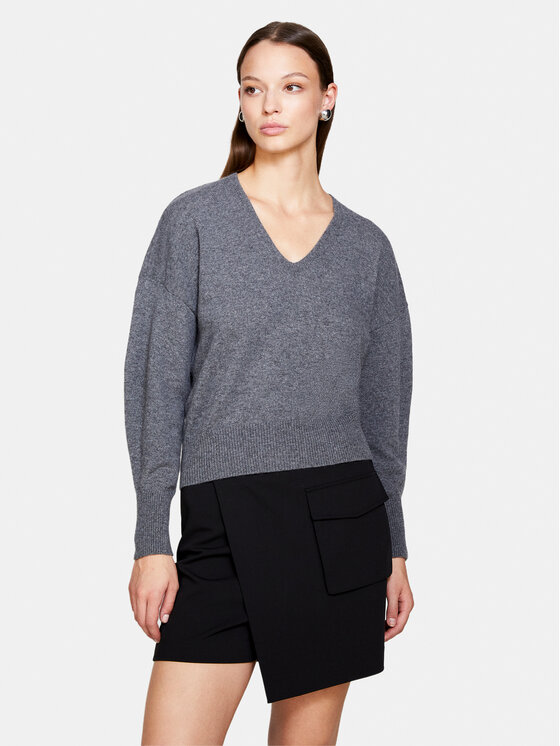 Sisley Maglione 1044M400T Grigio Regular Fit, taglia : L