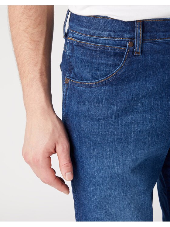 Wrangler Wrangler Jeansy 5401019572994 Niebieski Regular Fit