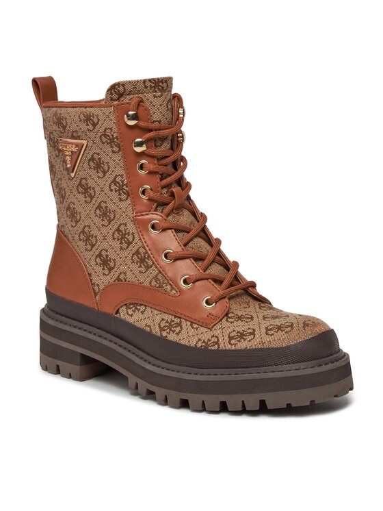 Bottes guess marron on sale