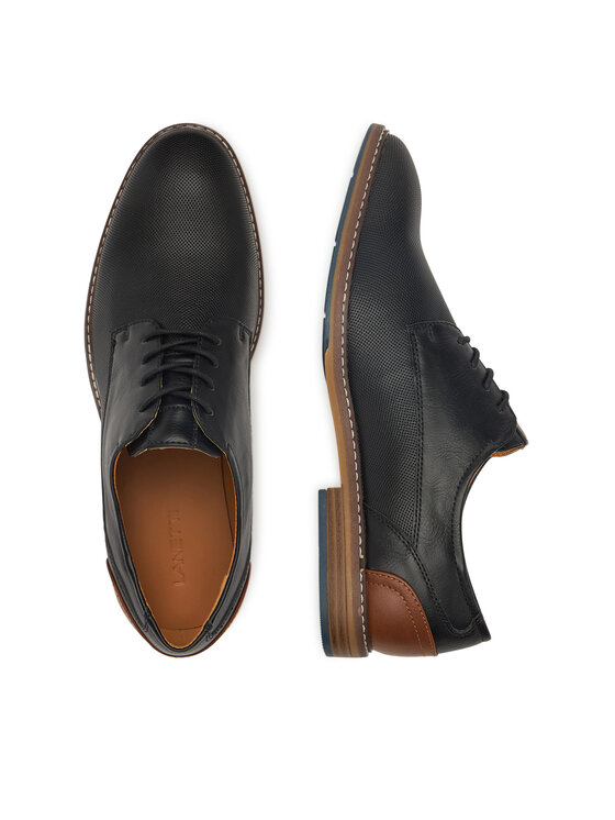Lanetti Lanetti Halbschuhe 123AM0956 Schwarz