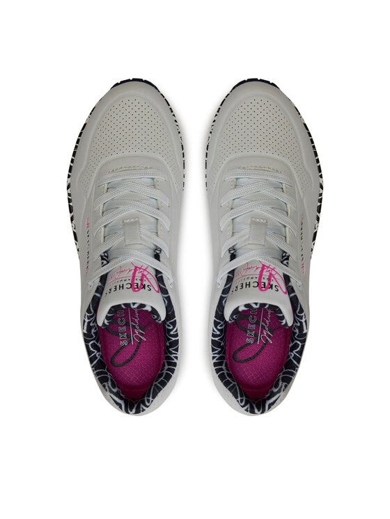 Skechers Skechers Sneakersy Skechers Uno-Loving Love Biały