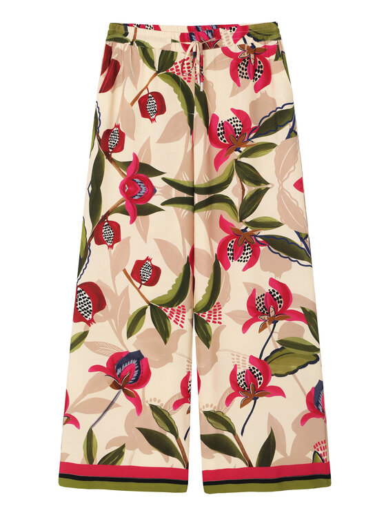 TATUUM TATUUM Bavlnené nohavice NAMALIKO 4 Béžová