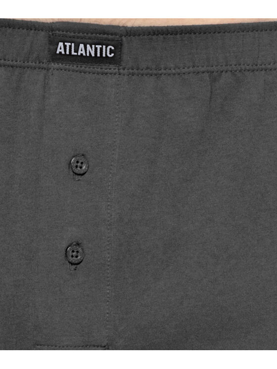 Atlantic Atlantic Komplet bokserek 2BMB-003-GRAFITOWY Szary