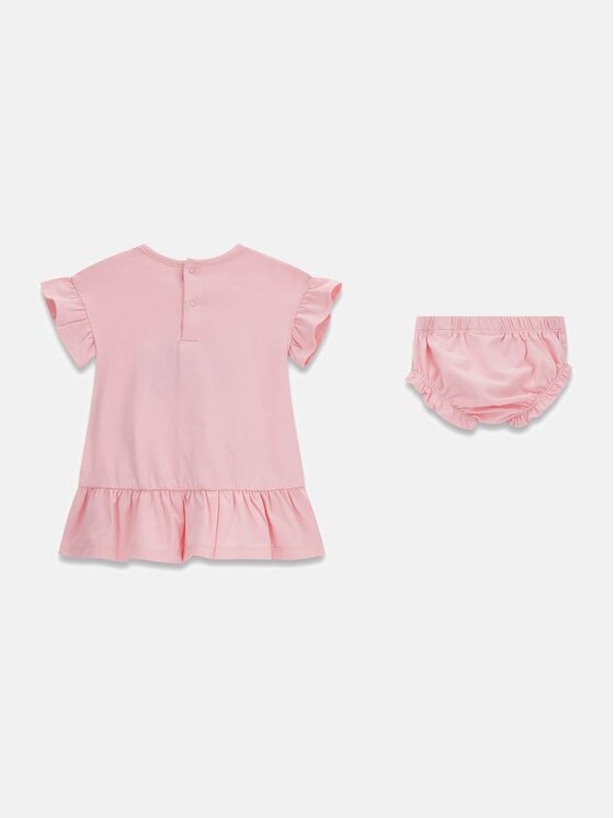 Guess Kids Guess Kids Φόρεμα 181325 Ροζ Classic Fit