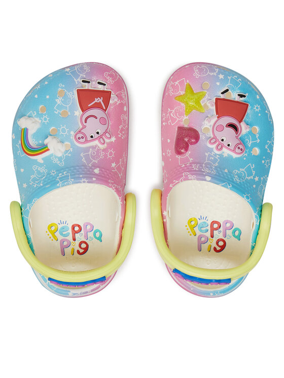 Crocs Crocs Nazouváky Classic Peppa Pig Clog T 210476 Bílá