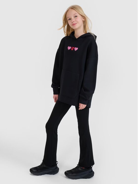 4F 4F Bluza 4FJRSS25TSWSF2235-20S Czarny Oversize