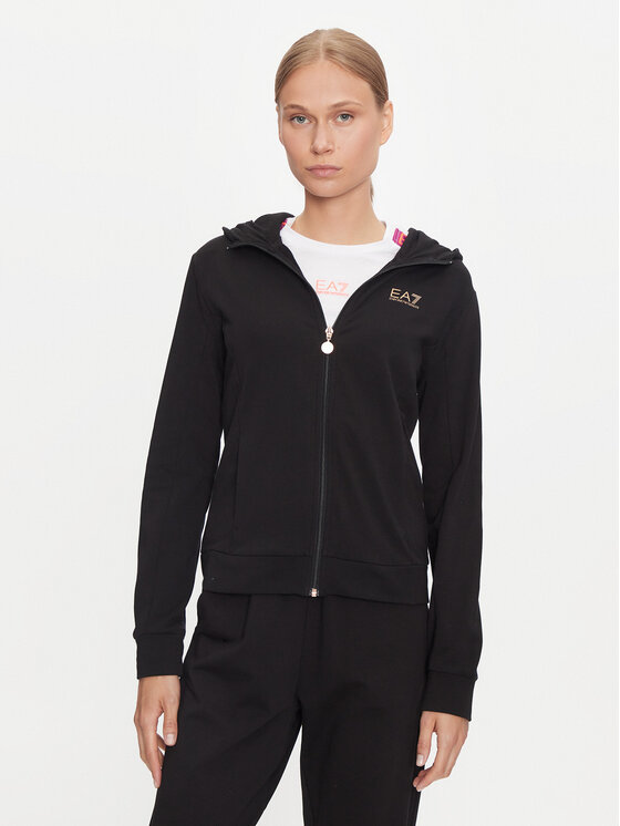 EA7 Emporio Armani EA7 Emporio Armani Суитшърт 6DTM10 TJZEZ Черен Regular Fit