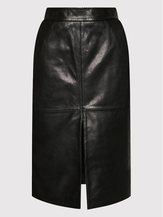 Trussardi Trussardi Nahkseelik 56G00146 Must Regular Fit