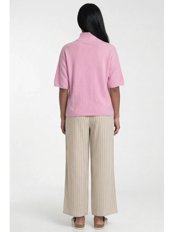 FIGL FIGL Sveter M1324 Ružová Loose Fit