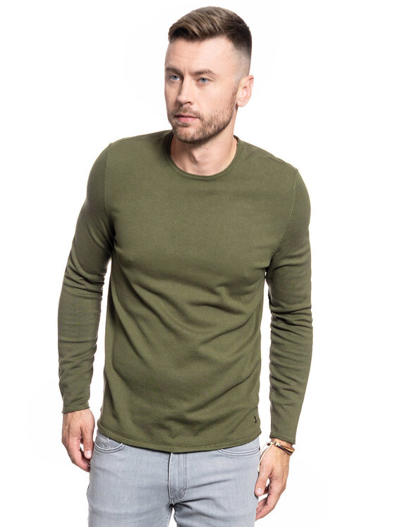 Sweter, rozmiar XXL, Zielony, EMIL C ROLLEDGE