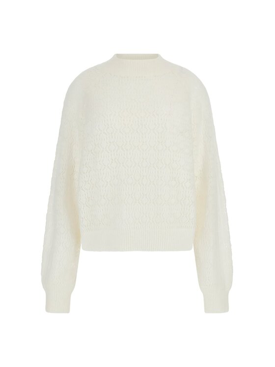 Guess Guess Sweter 167545 Biały Classic Fit