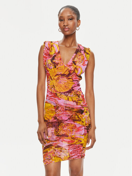 PINKO Pinko Rochie cocktail Androgeo Abito 103224 A1OB Roz Slim Fit